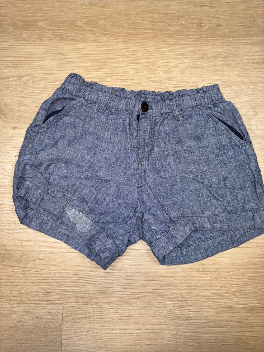 TEA COLLECTION Casual Elastic-Waist Blue Shorts